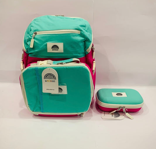 Green and Red School Bag