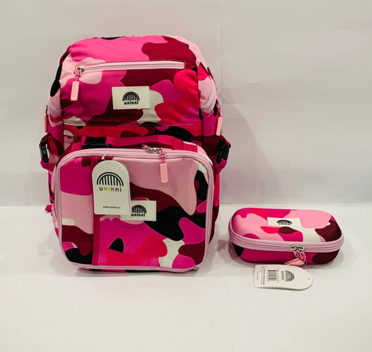Pink Camo School Bag for Girls