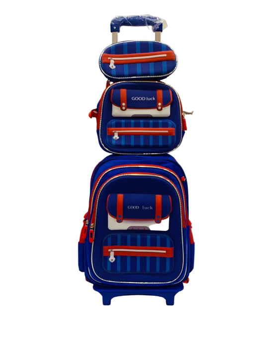 Trolly Bag with Lunch Bag and Pouch